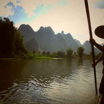 Yangshuo bamboe boottochtje